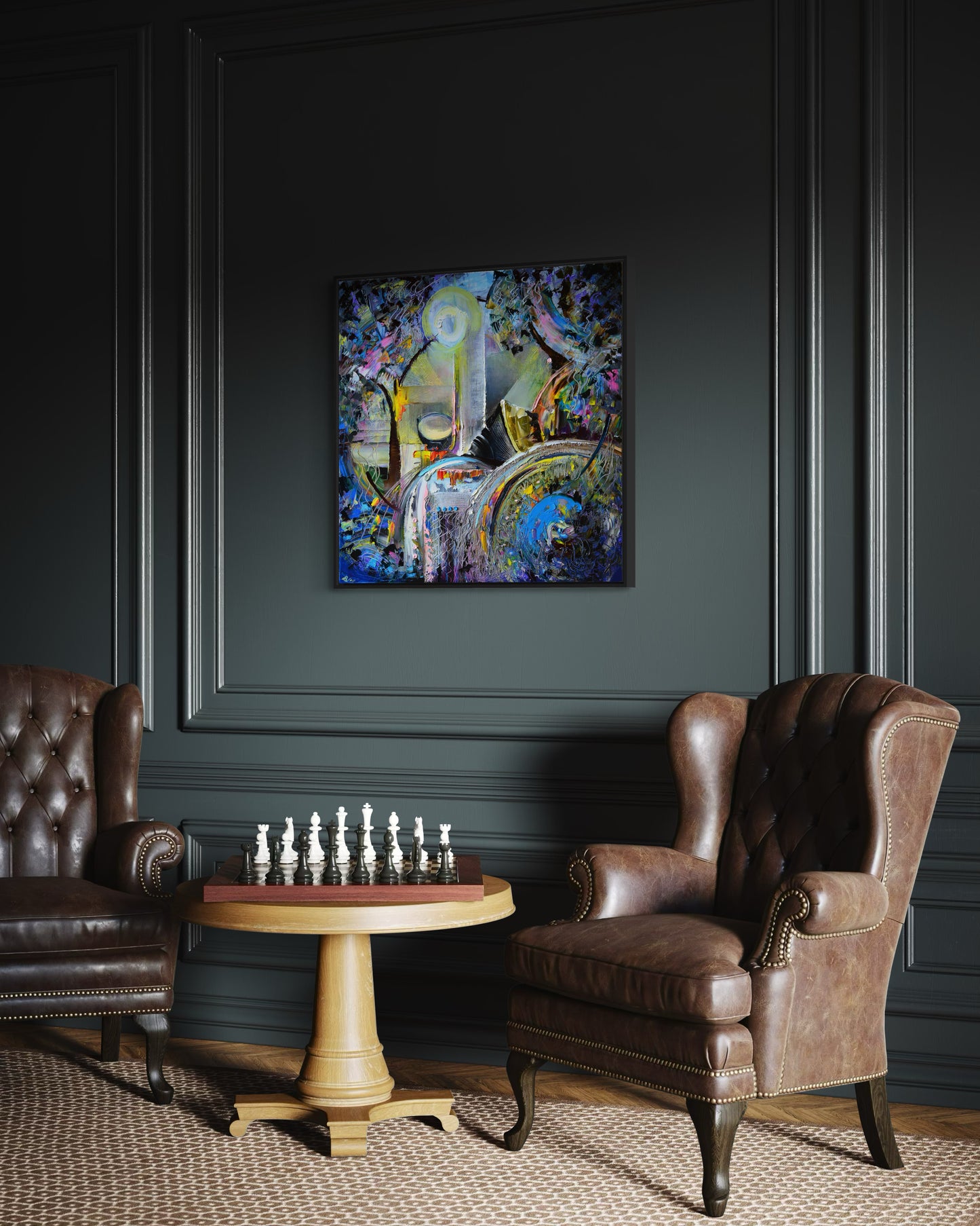 The Fire was Burning