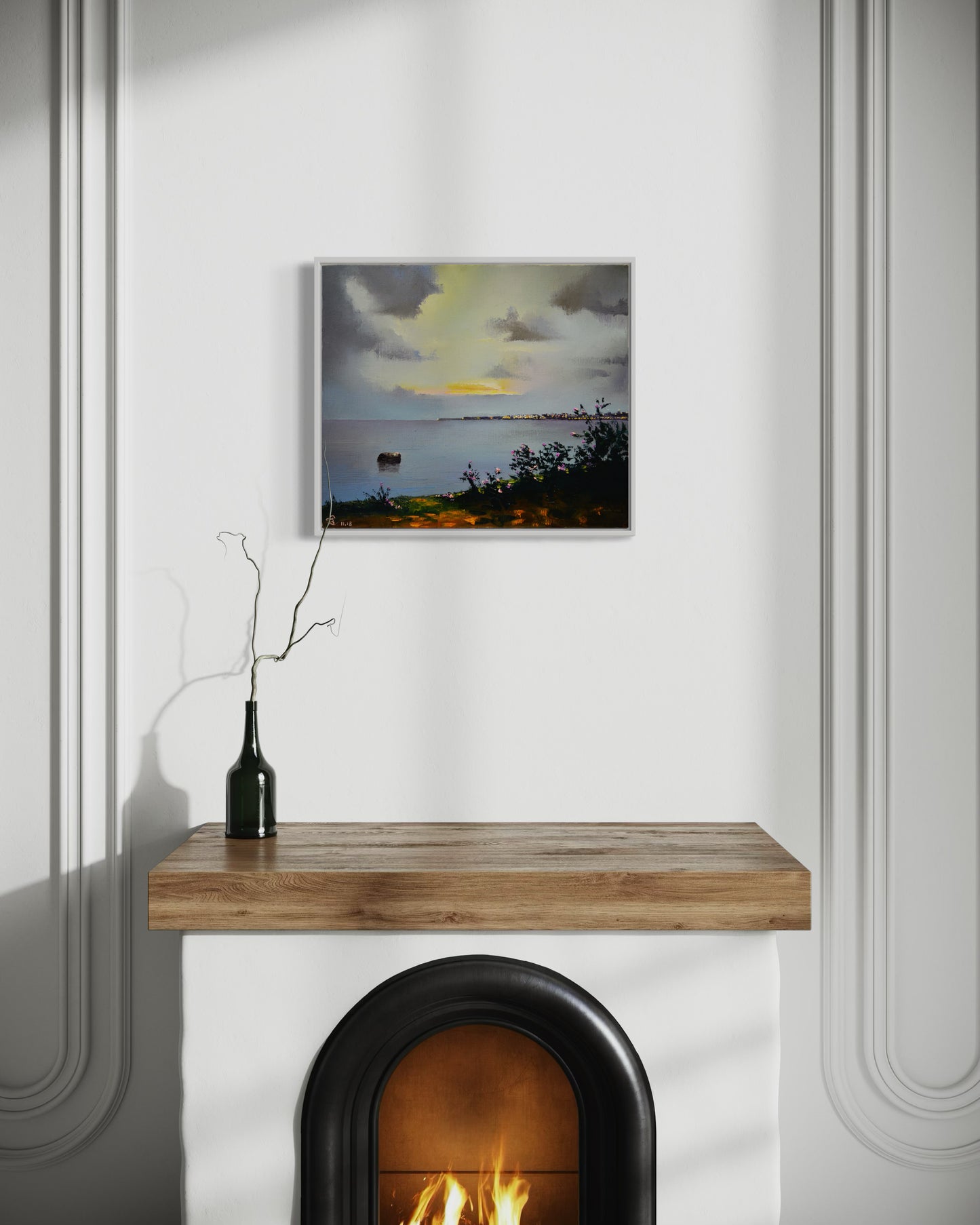 Evening Lights Across the Bay