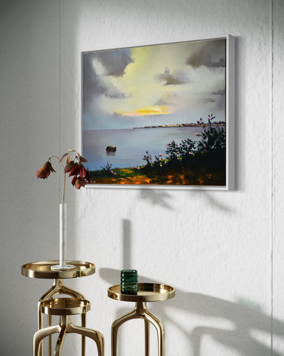 Evening Lights Across the Bay