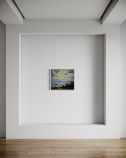 Evening Lights Across the Bay