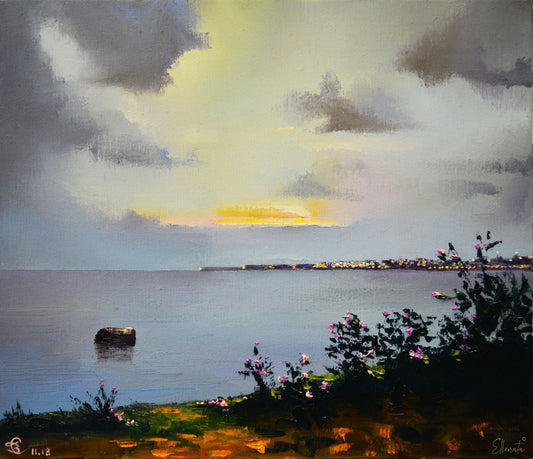 Evening Lights Across the Bay