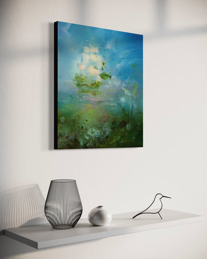 Mirage in Green and Blue