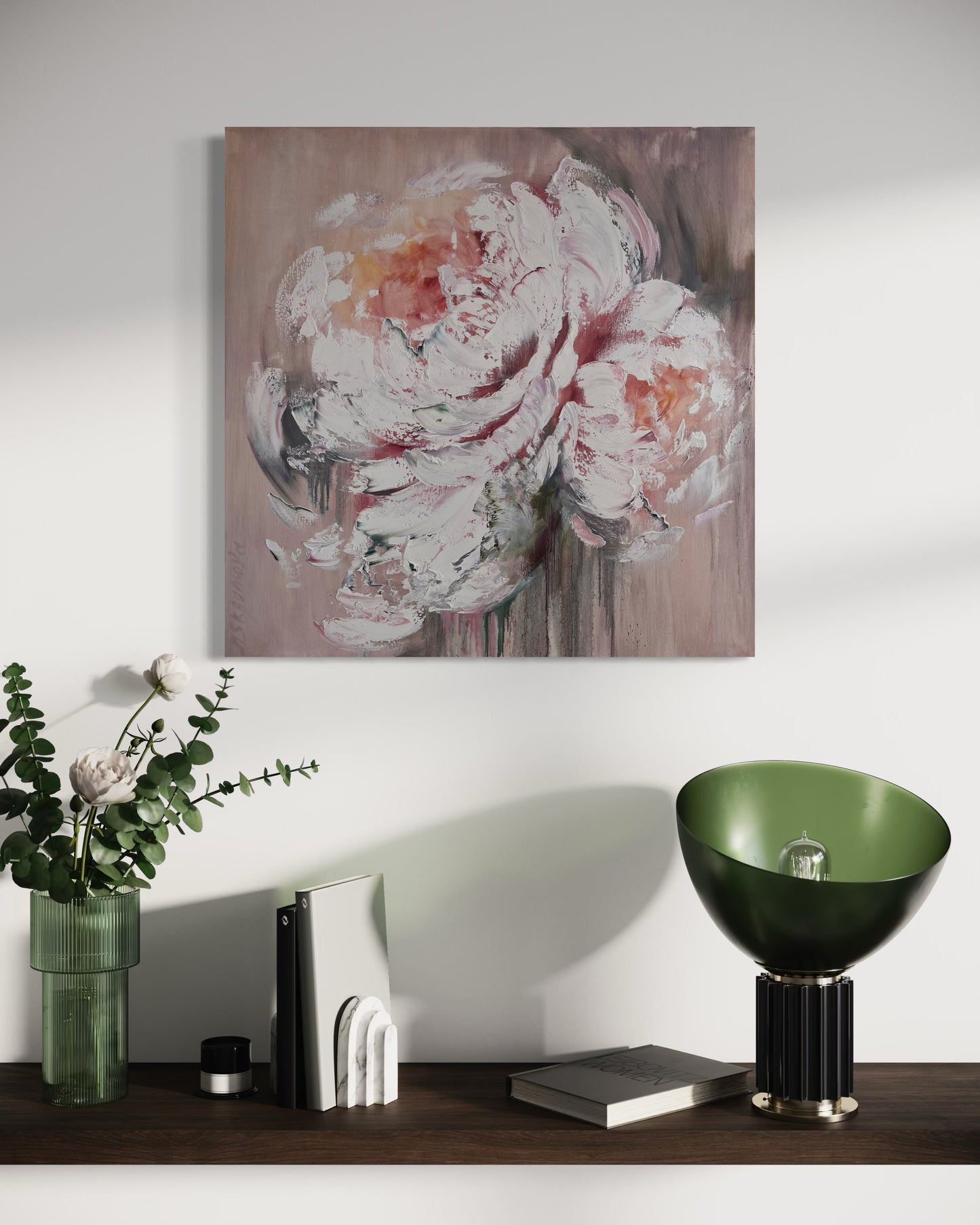 Peach Peony