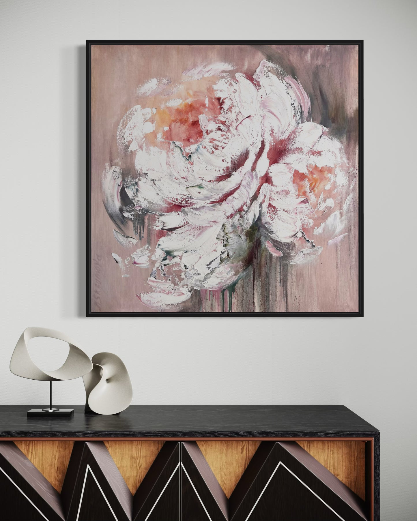 Peach Peony