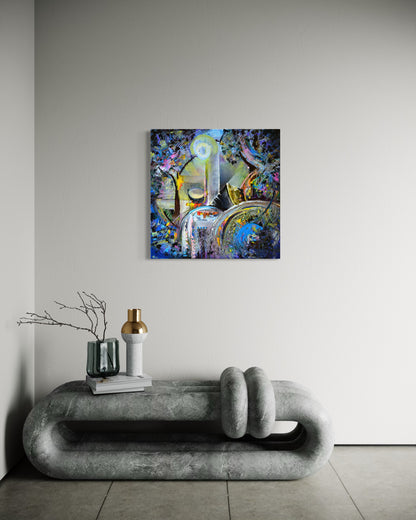 The Fire was Burning