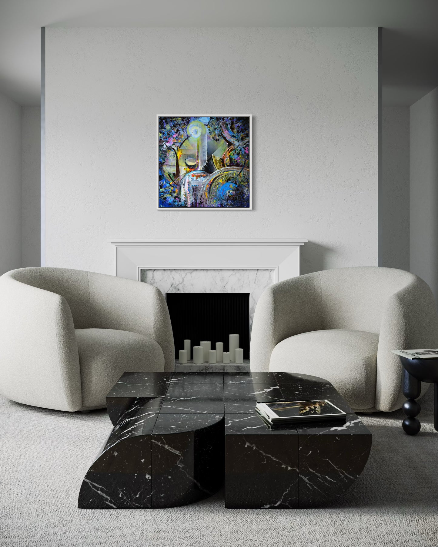 The Fire was Burning