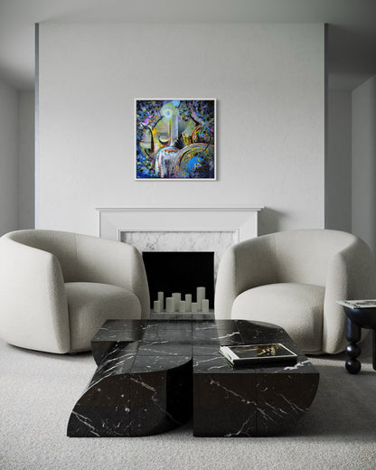 The Fire was Burning