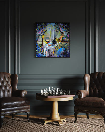 The Fire was Burning