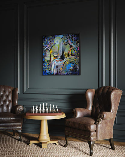 The Fire was Burning